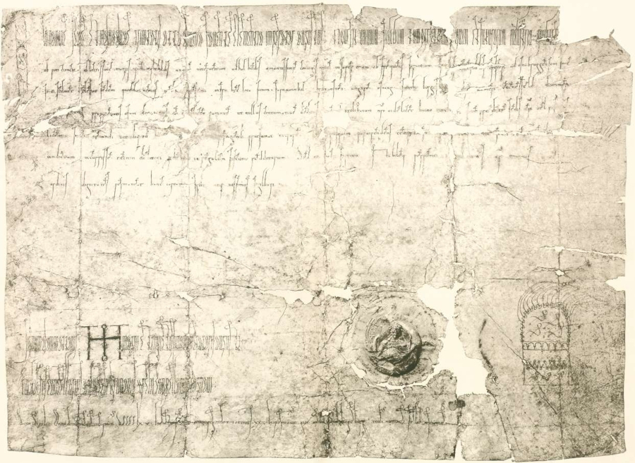 Bergeshövede des Berges Haupt Kulturabdruck